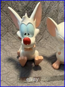 RARE Vintage 1997 Warner Bros Collectable Figures Pinky & The Brain