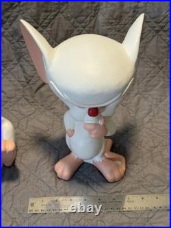 RARE Vintage 1997 Warner Bros Collectable Figures Pinky & The Brain