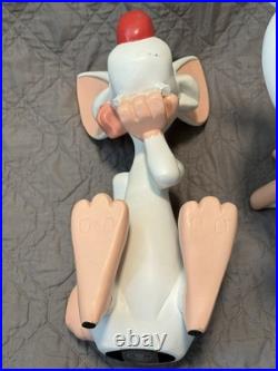 RARE Vintage 1997 Warner Bros Collectable Figures Pinky & The Brain
