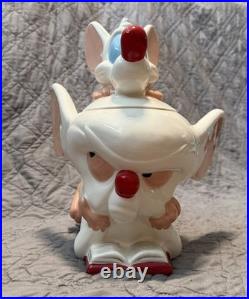 RARE Vintage 1997 Warner Bros. Studio Pinky & The Brain Cookie Jar