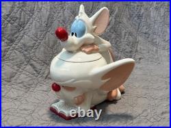 RARE Vintage 1997 Warner Bros. Studio Pinky & The Brain Cookie Jar