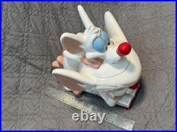 RARE Vintage 1997 Warner Bros. Studio Pinky & The Brain Cookie Jar