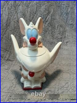 RARE Vintage 1997 Warner Bros. Studio Pinky & The Brain Cookie Jar