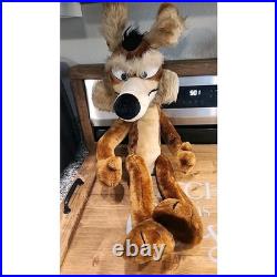 RARE Vintage 29 Vintage 1971 Wile E. Coyote Warner Bros By Mighty Star Plush