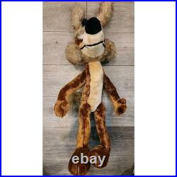 RARE Vintage 29 Vintage 1971 Wile E. Coyote Warner Bros By Mighty Star Plush