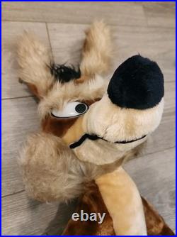 RARE Vintage 29 Vintage 1971 Wile E. Coyote Warner Bros By Mighty Star Plush RARE Vintage 29 Vintage 1971 Wile E. Coyote Warner Bros By Mighty Star Plush