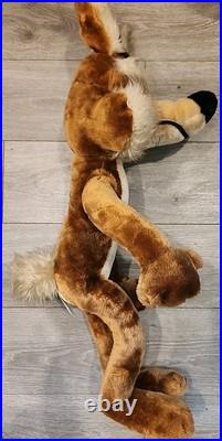 RARE Vintage 29 Vintage 1971 Wile E. Coyote Warner Bros By Mighty Star Plush RARE Vintage 29 Vintage 1971 Wile E. Coyote Warner Bros By Mighty Star Plush