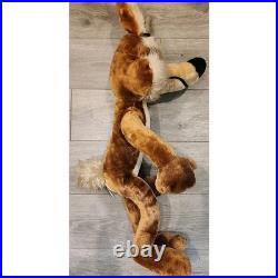 RARE Vintage 29 Vintage 1971 Wile E. Coyote Warner Bros By Mighty Star Plush