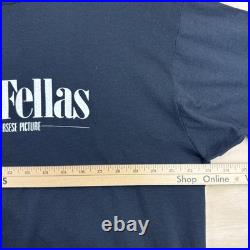 RARE Vintage 90s Goodfellas Warner Bros Movie Promo Video Factory T Shirt Sz XXL RARE Vintage 90s Goodfellas Warner Bros Movie Promo Video Factory T Shirt Sz XXL