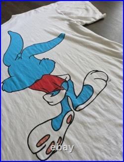 RARE Vintage 90s Warner Bros Looney Tunes Tiny Toons Buster Bunny AOP Dbl Sd XL