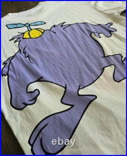 RARE Vintage 90s Warner Bros Looney Tunes Tiny Toons Dizzy Devil AOP Dbl Side XL