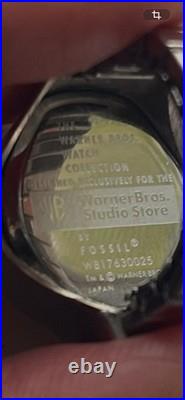 RARE Vintage Fossil For Warner Bros Tweety Bird Ring Finger Watch