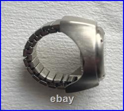 RARE Vintage Fossil For Warner Bros Tweety Bird Ring Finger Watch