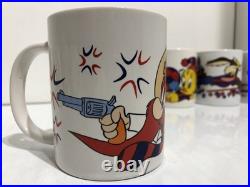 RARE Vintage Looney Tunes Mugs x 9 FC Barcelona Taz Bugs Soccer 1997 Warner Bros