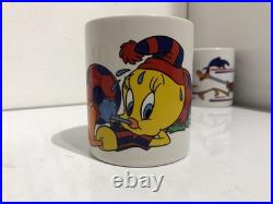 RARE Vintage Looney Tunes Mugs x 9 FC Barcelona Taz Bugs Soccer 1997 Warner Bros