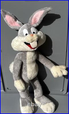 RARE Vintage Warner Bros/Mighty Star 30 Plush Bugs Bunny Character 1971