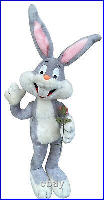 RARE Vintage Warner Bros/Mighty Star 30 Plush Bugs Bunny Character 1971 CLEAN