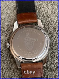 RARE Vintage Warner Bros Watch Collection Rotating TAZ Tasmanian Devil Watch