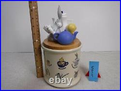 RARE Vintage Warner Brothers Looney Tunes Canister BUGS BUNNY & TWEETY