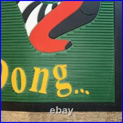 RARE Vintage Wizard of Oz Ding Dong. Rubber Door Mat 1997 Warner Bros 14x24