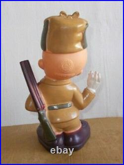 RARE Vintage squeak toy / pouet RUBBERTOYS Italy Warner Bros ELMER FUDD 60s
