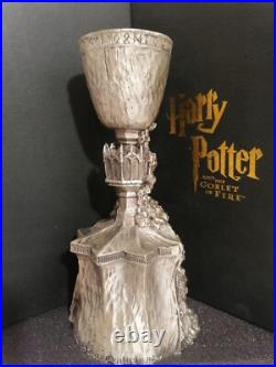 RARE WARNER BROS JAPAN Harry Potter Heavy 7 Pewter Goblet Of Fire Replica in Box RARE WARNER BROS JAPAN Harry Potter Heavy 7 Pewter Goblet Of Fire Replica in Box