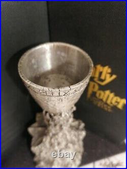 RARE WARNER BROS JAPAN Harry Potter Heavy 7 Pewter Goblet Of Fire Replica in Box RARE WARNER BROS JAPAN Harry Potter Heavy 7 Pewter Goblet Of Fire Replica in Box