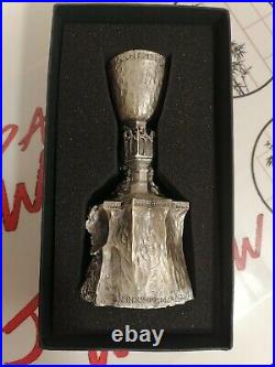 RARE WARNER BROS JAPAN Harry Potter Heavy 7 Pewter Goblet Of Fire Replica in Box RARE WARNER BROS JAPAN Harry Potter Heavy 7 Pewter Goblet Of Fire Replica in Box