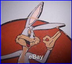 RARE WWII Warner Bros. Bugs Bunny Nose Art Patch Artwork Harvard Airplane b11