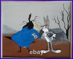 RARE Warner A Witch's Tangled Hare 1959 Bugs Bunny Vintage Production Cel