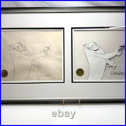 RARE Warner Bros. Bugs Bunny & Snoman Single Edition Animation Cel. (ML1084110)