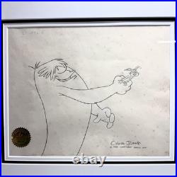 RARE Warner Bros. Bugs Bunny & Snoman Single Edition Animation Cel. (ML1084110)