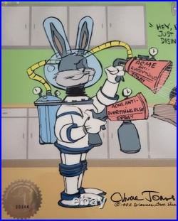 RARE Warner Bros CHUCK JONES Cel BUGS BUNNY Dentist DAFFY DUCK Comfort #344/500