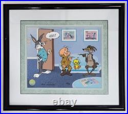 RARE Warner Bros Cel BUGS BUNNY Dentist NEXT 1994 Signed CHUCK JONES 344/500