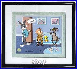 RARE Warner Bros Cel BUGS BUNNY Dentist NEXT 1994 Signed CHUCK JONES 344/500