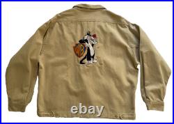 RARE Warner Bros Director's Production Crew Jacket Sylvester & Tweety Mysteries
