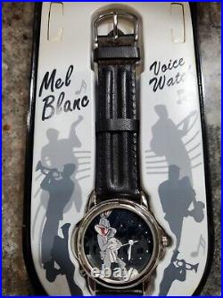 RARE Warner Bros Looney Tunes Armitron Mel Blanc Bugs Bunny Voice Watch 1998