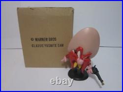 RARE Warner Bros Looney Tunes Yosemite Sam Classic Figurine Statue with Box RARE Warner Bros Looney Tunes Yosemite Sam Classic Figurine Statue with Box