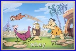 RARE Warner Bros NUTHIN' BUT TOOTH II Cel FLINSTONES AP SINGER & BARBERA 18/100