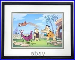 RARE Warner Bros NUTHIN' BUT TOOTH II Cel FLINSTONES AP SINGER & BARBERA 18/100