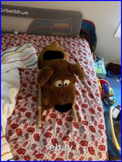 RARE -Warner Bros. Scooby-Doo Large Plush Rocking Toy Brown with SD Collar