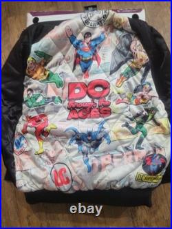 RARE Warner Bros. Studio Tours Hollywood DC Comics Superman Adult Jacket Size S