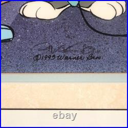 RARE Warner Bros WHAT MOUTHFUL Cel BUGS BUNNY PORKY PIG by CHUCK JONES 344/500