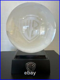 RARE Warner Brothers Crystal World Globe Limited Edition -322 Of 400