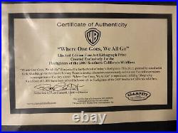 RARE Warner Brothers LOONEY TUNES Salute to the Brave Fire Fighters 2007 COA