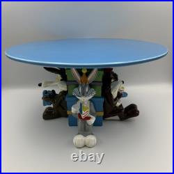 RARE! Warner Brothers Looney Tunes Cake Stand Wile E, Bugs, Sylvester, Taz RARE! Warner Brothers Looney Tunes Cake Stand Wile E, Bugs, Sylvester, Taz