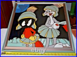 RARE! Warner Brothers Studios and P. Vought Marvin Martian and Bugs 22X22