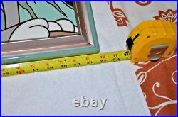 RARE! Warner Brothers Studios and P. Vought Marvin Martian and Bugs 22X22