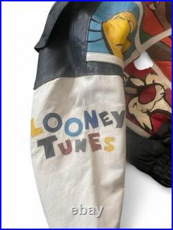 RARE Warner bros ORIGINAL 90s Looney Tunes Tweety bird, Bugs bunny, Kids jacket