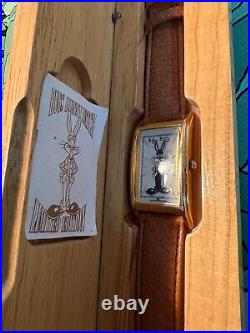 RARE limited edition bugs bunny watch 1994 warner brothers #669 out of 5000